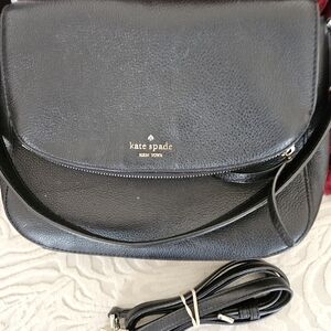 Kate Spade Black Leather Crossbody Bag